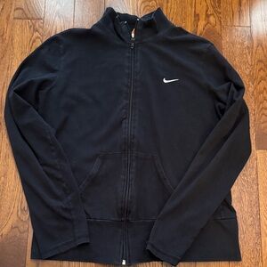 Nike Black Zip-Up Sweatshirt